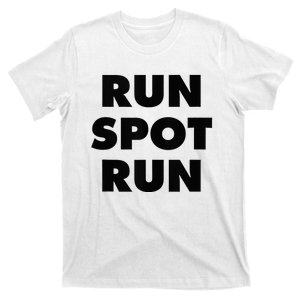 Run Spot Run Funny Donald Trump Kamala Harris Election 2024 T-Shirt