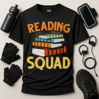 Reading Squad Reading Teachers Reading Teacher Appreciation Cool Gift Cooling Performance Crew T-Shirt