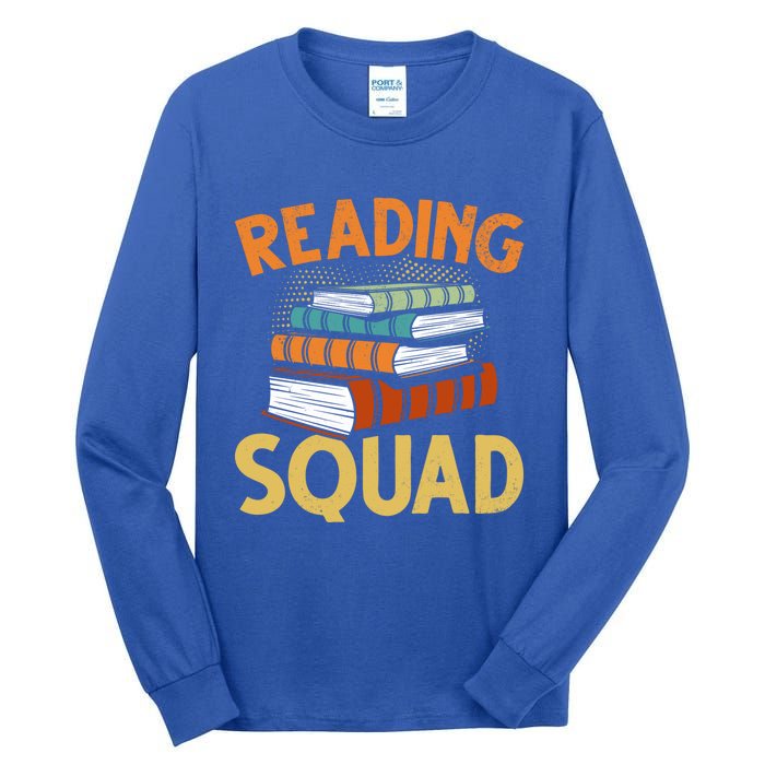 Reading Squad Reading Teachers Reading Teacher Appreciation Cool Gift Tall Long Sleeve T-Shirt