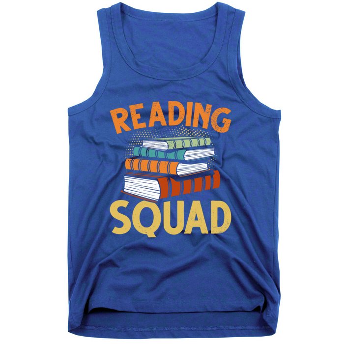 Reading Squad Reading Teachers Reading Teacher Appreciation Cool Gift Tank Top