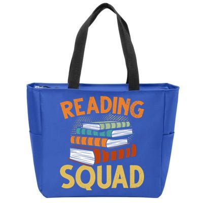 Reading Squad Reading Teachers Reading Teacher Appreciation Cool Gift Zip Tote Bag