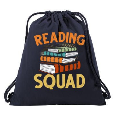 Reading Squad Reading Teachers Reading Teacher Appreciation Cool Gift Drawstring Bag