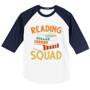 Reading Squad Reading Teachers Reading Teacher Appreciation Cool Gift Baseball Sleeve Shirt