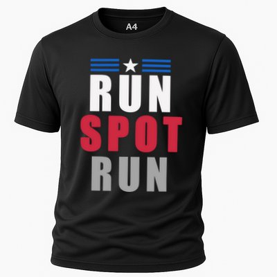 Run Spot Run Funny Trump Quote Performance Shirt