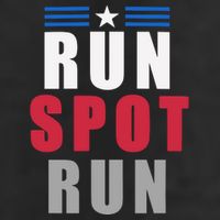 Run Spot Run Funny Trump Quote Adult Drive Performance Visor