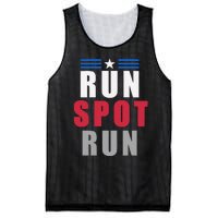 Run Spot Run Funny Trump Quote Mesh Reversible Basketball Jersey Tank