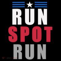 Run Spot Run Funny Trump Quote Cooling Performance Long Sleeve Crew