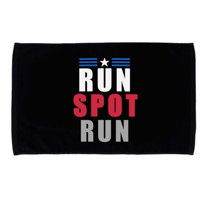 Run Spot Run Funny Trump Quote Microfiber Hand Towel
