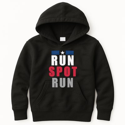 Run Spot Run Funny Trump Quote Kids Hoodie