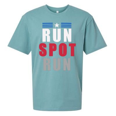 Run Spot Run Funny Trump Quote Sueded Cloud Jersey T-Shirt