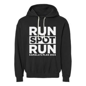 Run Spot Run KamalaS Plan 2024 Garment-Dyed Fleece Hoodie