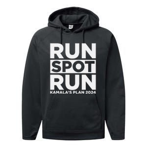 Run Spot Run KamalaS Plan 2024 Performance Fleece Hoodie