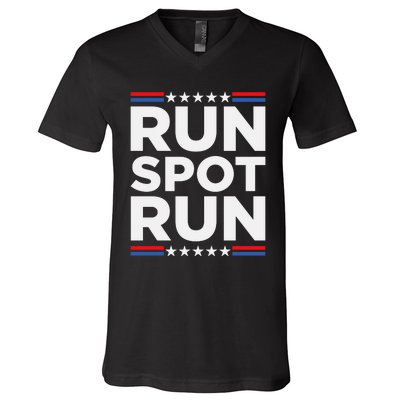 Run Spot Run 2024 V-Neck T-Shirt