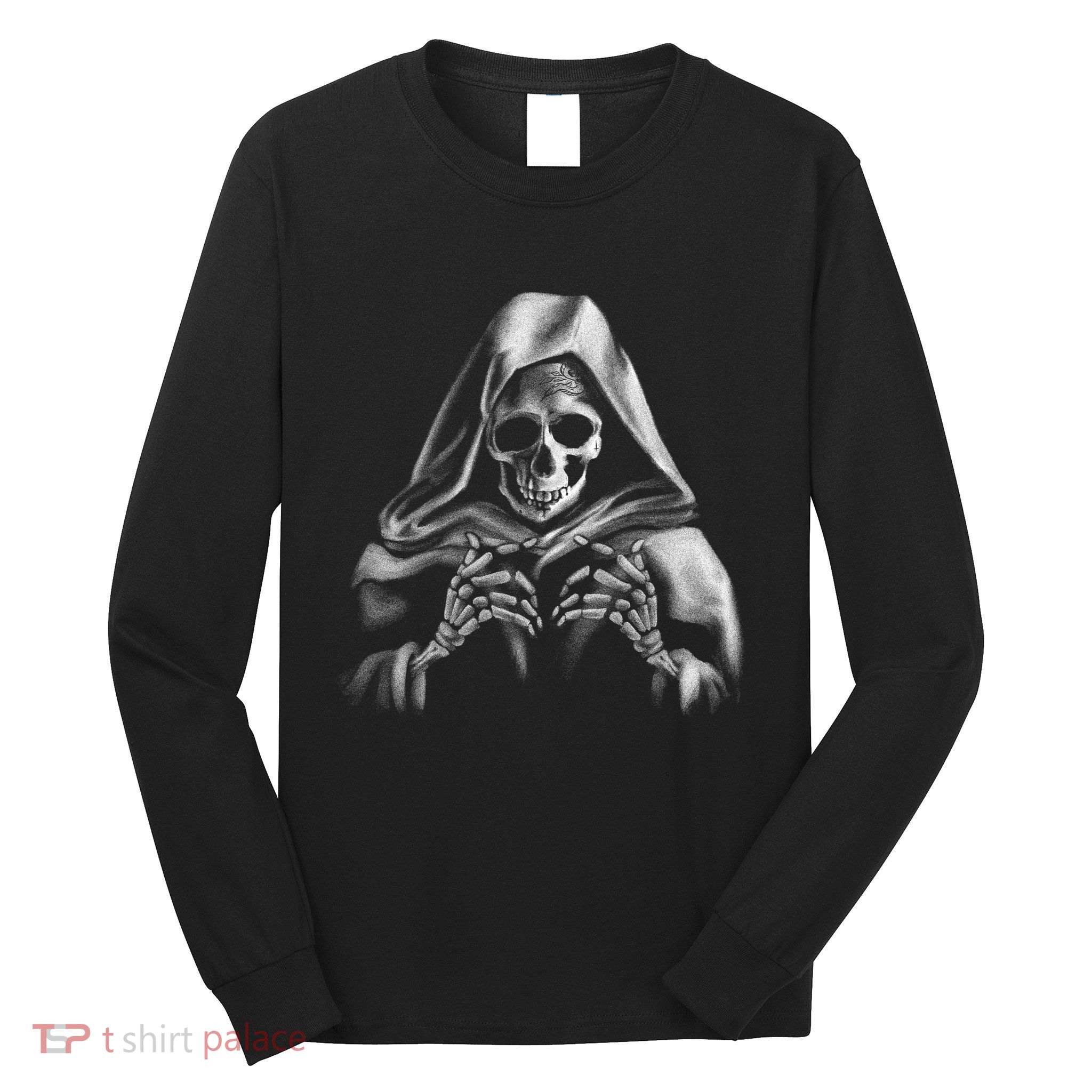 Reaper Skeleton Long Sleeve Shirt