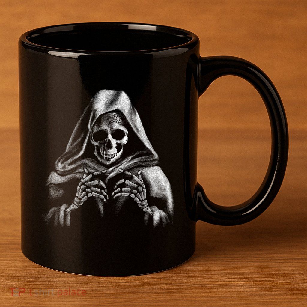 Reaper Skeleton 11oz C Handle Ceramic Mug