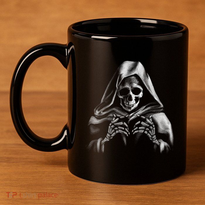 Reaper Skeleton 11oz C Handle Ceramic Mug