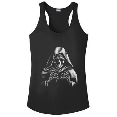 Reaper Skeleton Ladies PosiCharge Competitor Racerback Tank