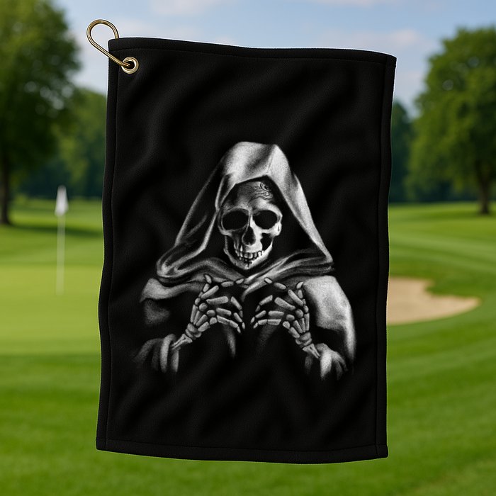 Reaper Skeleton Golf Towel