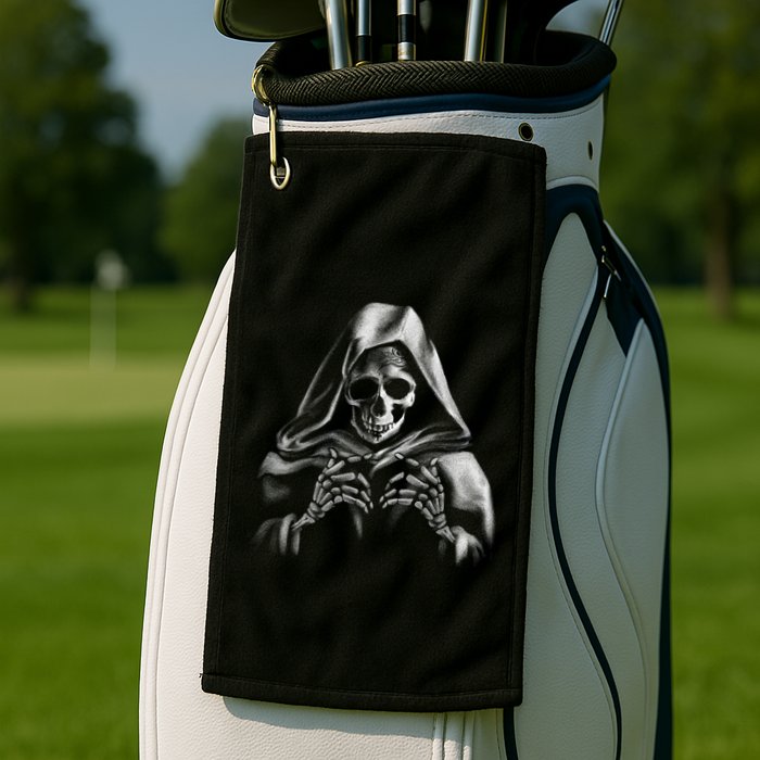 Reaper Skeleton Golf Towel