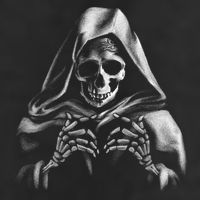 Reaper Skeleton Golf Towel