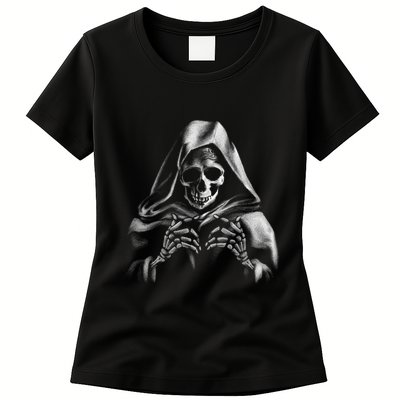 Reaper Skeleton Womens T-Shirt