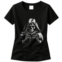 Reaper Skeleton Womens T-Shirt