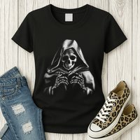 Reaper Skeleton Womens T-Shirt