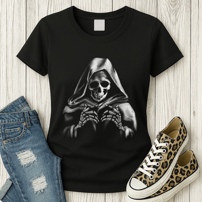 Reaper Skeleton Womens T-Shirt
