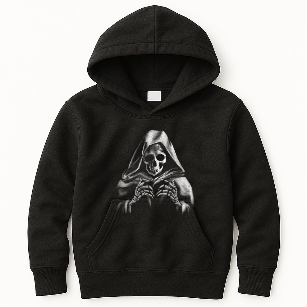 Reaper Skeleton Kids Hoodie
