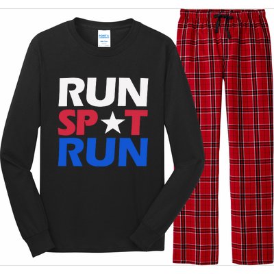 Run Spot Run Trump Long Sleeve Pajama Set