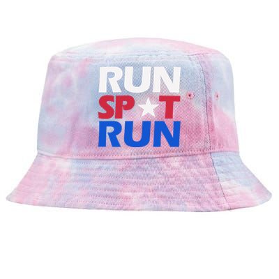 Run Spot Run Trump Tie-Dyed Bucket Hat