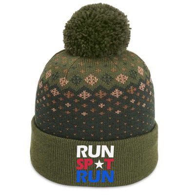 Run Spot Run Trump The Baniff Cuffed Pom Beanie