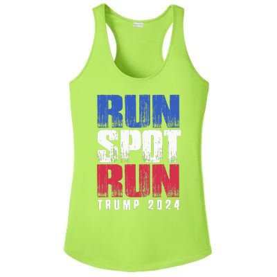 Run Spot Run Run Spot Run Ladies PosiCharge Competitor Racerback Tank