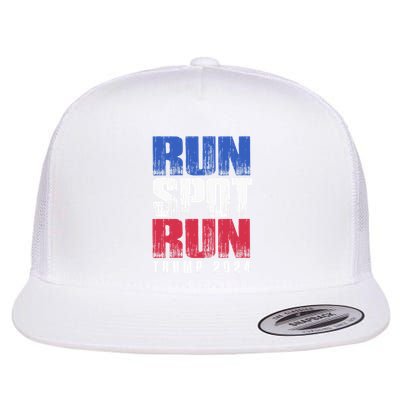 Run Spot Run Run Spot Run Flat Bill Trucker Hat