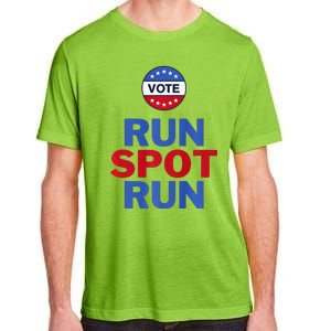 Run Spot Run. Trump And Harris Debate Adult ChromaSoft Performance T-Shirt