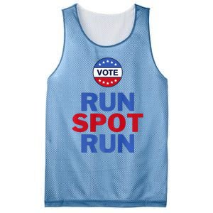 Run Spot Run. Trump And Harris Debate Mesh Reversible Basketball Jersey Tank