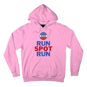 Run Spot Run. Trump And Harris Debate Hoodie