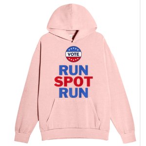 Run Spot Run. Trump And Harris Debate Urban Pullover Hoodie