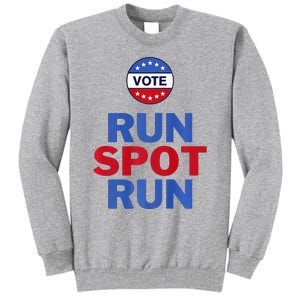 Run Spot Run. Trump And Harris Debate Tall Sweatshirt