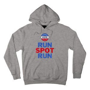 Run Spot Run. Trump And Harris Debate Tall Hoodie