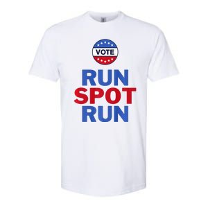 Run Spot Run. Trump And Harris Debate Softstyle CVC T-Shirt