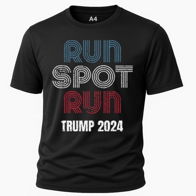 Run Spot Run Run Spot Run Trump Kamala Debate 2024 Cooling Performance Crew T-Shirt