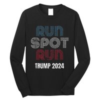 Run Spot Run Run Spot Run Trump Kamala Debate 2024 Long Sleeve Shirt