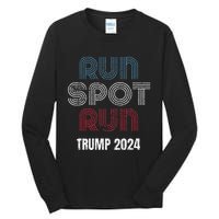 Run Spot Run Run Spot Run Trump Kamala Debate 2024 Tall Long Sleeve T-Shirt