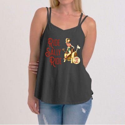 Ride Sally Ride Country Music Rodeo Women's Strappy Tank