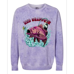 Red Snapper Colorblast Crewneck Sweatshirt