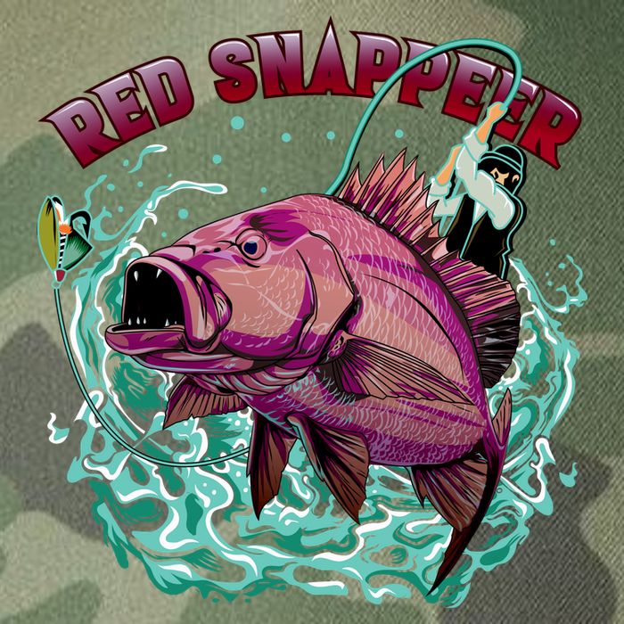 Red Snapper Legacy Tie Dye Trucker Hat