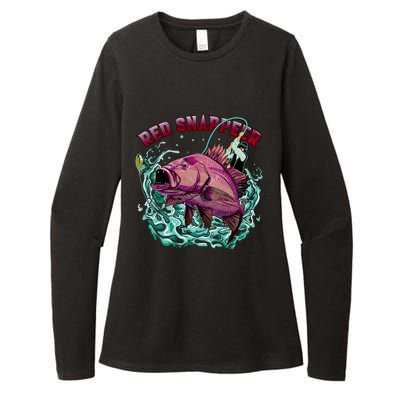 Red Snapper Womens CVC Long Sleeve Shirt