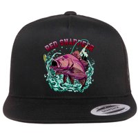 Red Snapper Flat Bill Trucker Hat