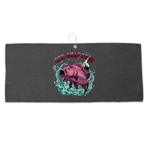 Red Snapper Large Microfiber Waffle Golf Towel